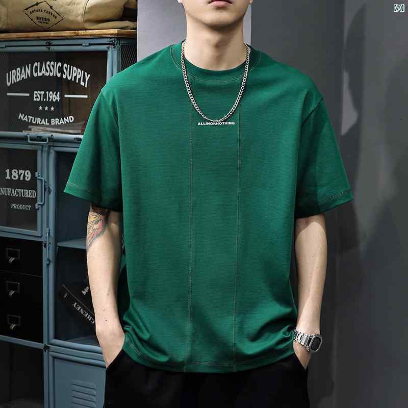 メンズ ファッション オシャレ 男性 大歳ストリート 夏 カジュアル 半袖 Tシャツ メンズ たり 大きいサイズ アメリカン スプライス 五分袖 薄手 氷 感 七分袖