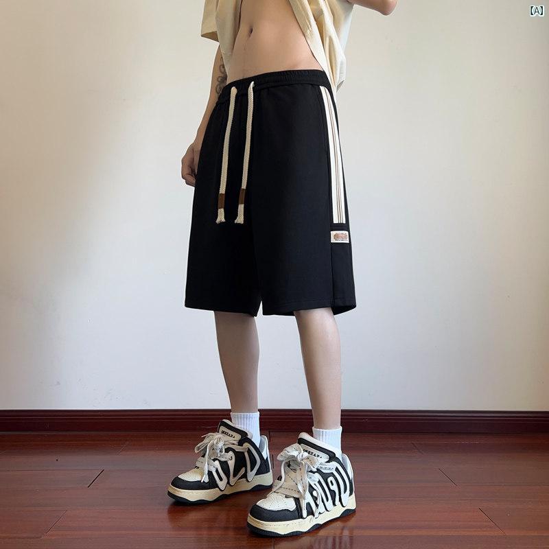 ティーンエイジャー パンツ 大きいサイズ ショート カジュアル ストレート レッグ 大きい 子供用 夏用 アウターウェア たり