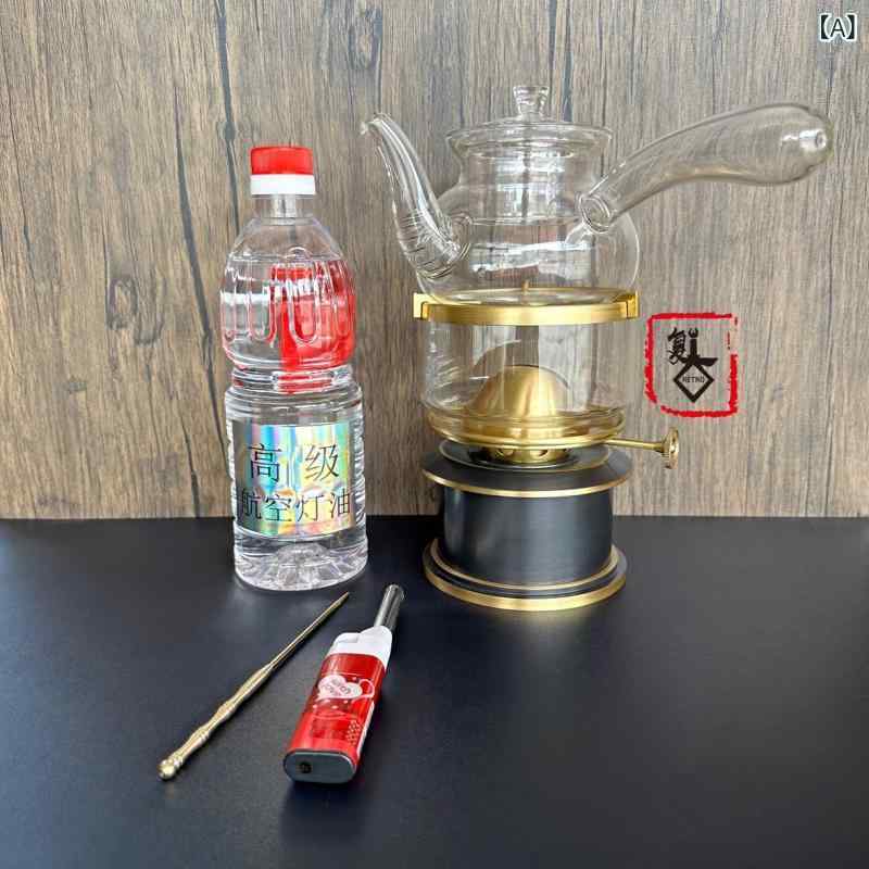 茶器 中華風 今めかしい 分かりやすい 高品質 携帯型 煮茶器 肉体労働者茶 湯わかし 油絵の具照明ランプ 暖めるコンロ 3～5人用 息休め 思わしい守りつづける 佇まい営造 点火装置