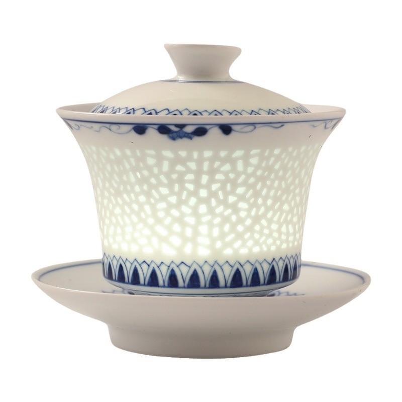 茶器 景徳鎮 青花 瀬戸もの 功夫茶器 ティーセット 新中式 住み家用 見舞い客用 公道杯 蓋碗 湯呑み 優勝杯 今めかしい 差し上げ物 差し上げ物 差し上げ物