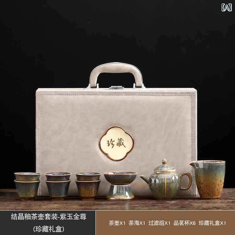 茶器具書き割り 窯変たま物釉 瀬戸もの 御前上等感 中華風 事務室用 身寄り用 肉体労働者茶 蓋碗 急須 茶杯