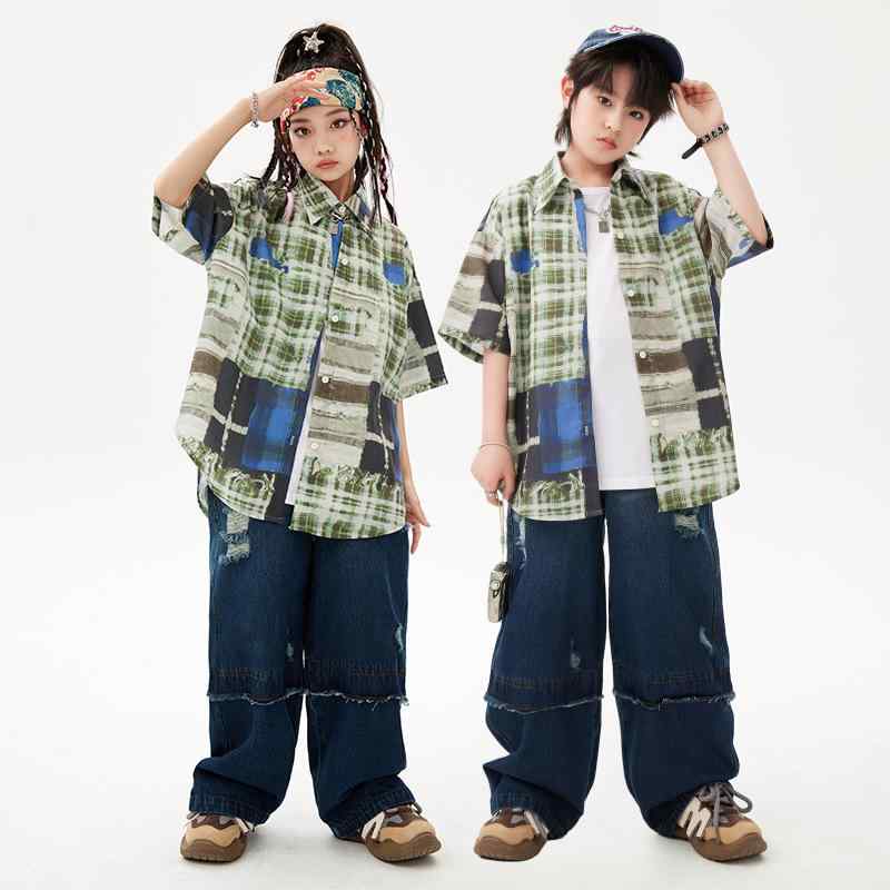 赤ちゃん用 社交ダンスお召しもの キッズ 表どおり社交ダンス 御居処跳ねる 表演服 お坊っちゃん 御姉さん ズージャー社交ダンス 綿原料品 延性のある 男女兼用 通年当て嵌める 緑読み合わせる プルオーバー 青ジーンズ ズボン下 無袖 背心 心地よい 表現スタイル