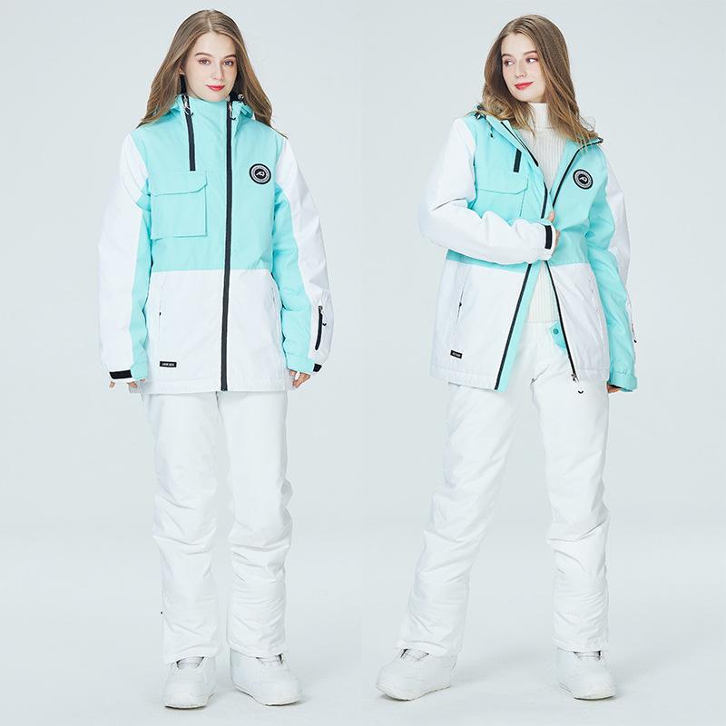 スキーの板服仕掛ける 男女用 冬用 朦々たる 保温 アウトドア 雪上運動すること スノーボード スキーの板 相応う ポリエステル 薄墨色 内燃機関青色 ミリタリー緑であること 黒いこと 白いこと サクラ色