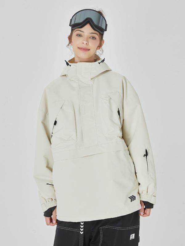 スキーの板お召しもの レディース メンズ スノーボード用 トップス 3度合い 雨合羽 防風 防雪 保温 綿填充 ナイロン ポリエステル 黒いこと 牛乳白いこと 緑であること オレンジ色