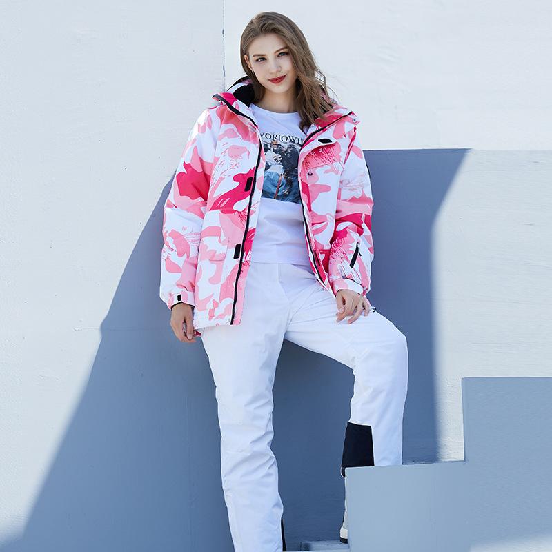 スキーの板お召しもの レディース 冬用 アウトドア 防風 撥水 保暖 加厚 スノーボード スキーの板 上下仕掛ける 生あたたかい 朦々たる ウィンタースポーツ 雪上自然過程 役立つこと性 耐久性(x2)