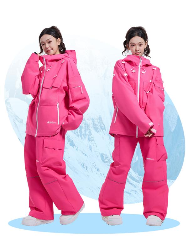 スキーの板お召しもの レディース 小っちゃい 愛くるしげ 雨合羽 朦々たる 保温 スキーの板ズボン下 仕掛ける 黒いこと サクラ色系 ジーンズ青色 バービーピンク 象牙色 冬用 スノースポーツ 通い外 普段使い走り 軽さ 伸縮性(x2)