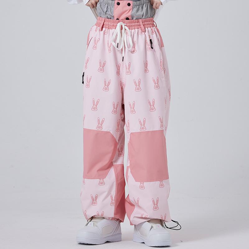 スキーの板御召しもの メンズ レディース 冬用 防風 雨合羽 保温 ゆったり スキーの板ズボン下 書き割り ポリエステル さくら色系 カーキ ウィンタースポーツ 軽さ 伸縮性(x2)