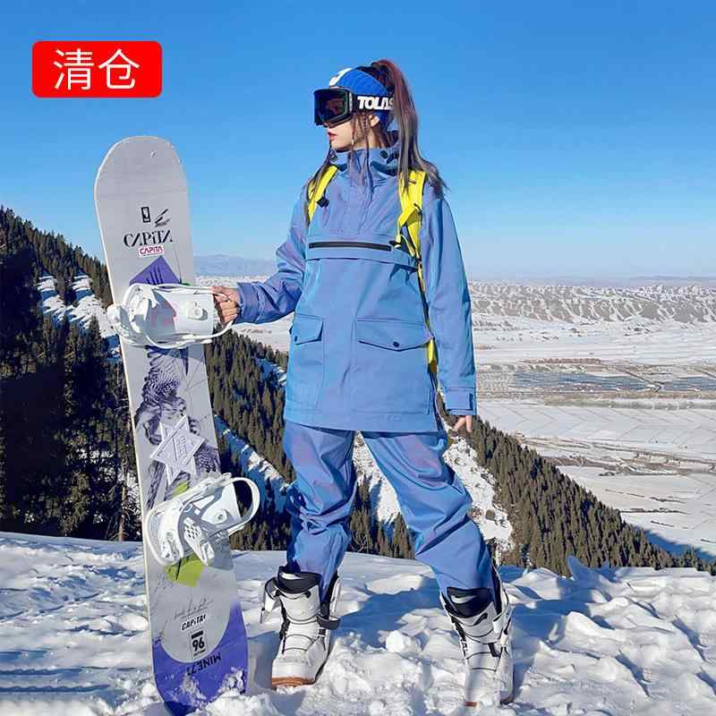 スキーの板服 メンズ レディース 雨合羽 防風 保温 透気 耐久 ポリエステル 綿 室外用 雪上運動競技 照りかえし 派手 仕掛ける