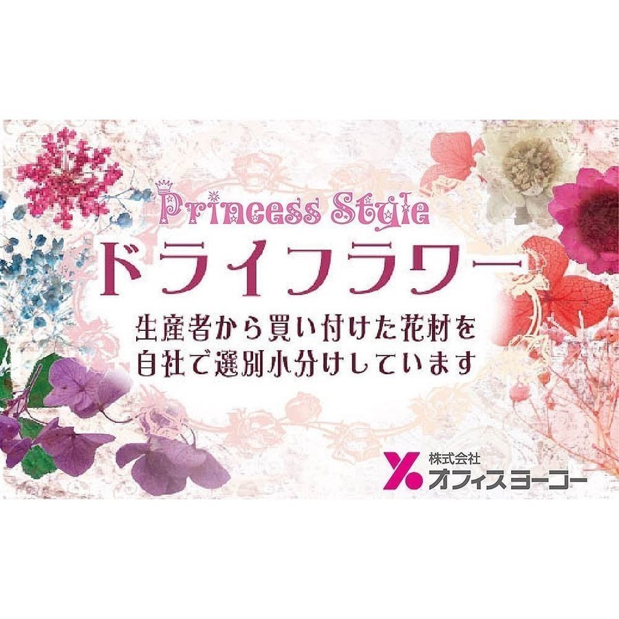 ドライフラワー 押し花 素材 パーツ レースフラワー 6色 30枚 セット ...