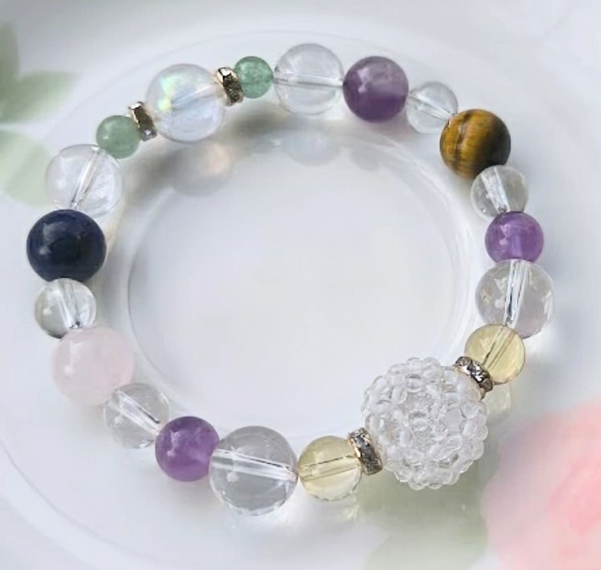 神聖幾何学フラーレン水晶チャクラカラー（6mm玉） | acotama STORE