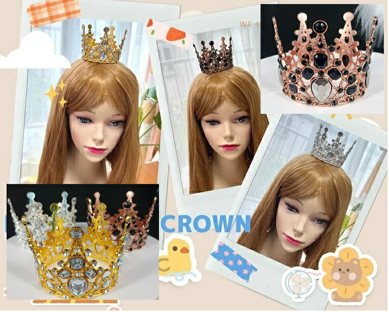 楽天市場】ゴシックデザインのゴールドクラウン(直径10cm) ブライダル