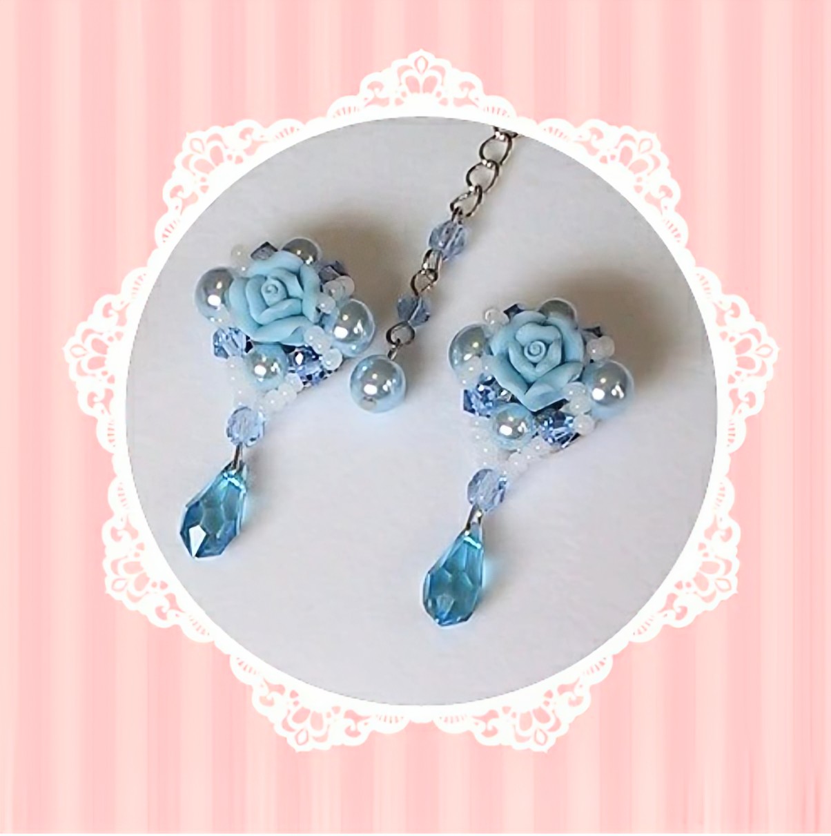 楽天市場】真珠で隠れミッキー！ハートピアス＆イヤリング Mickey