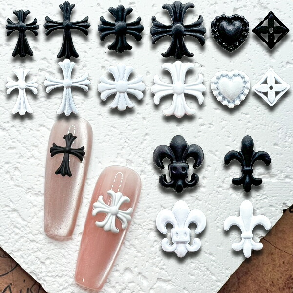 楽天市場】【 約20個入り】カラフルMIX マット ゴシックパーツ メタル