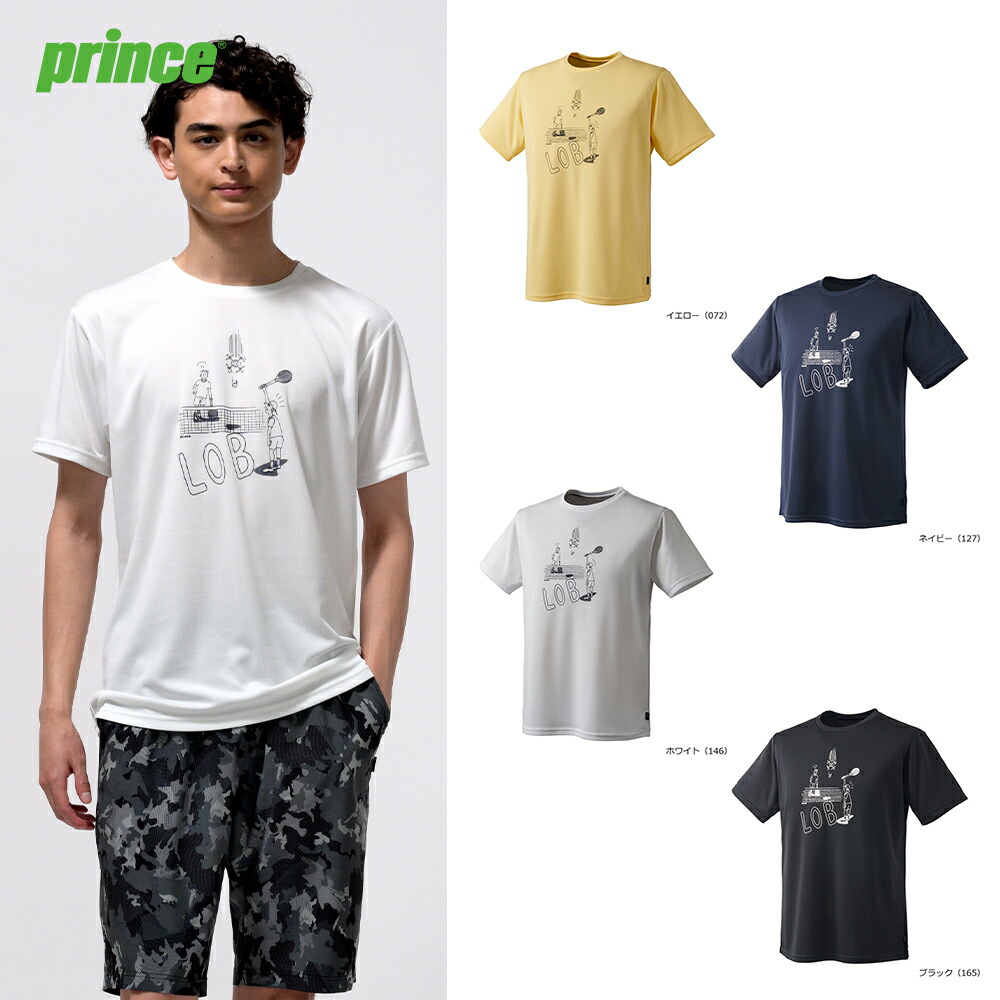 on メンズテニスウェア　S 新品未使用 楽天市場】プリンス Prince テニスウェア メンズ Tシャツ