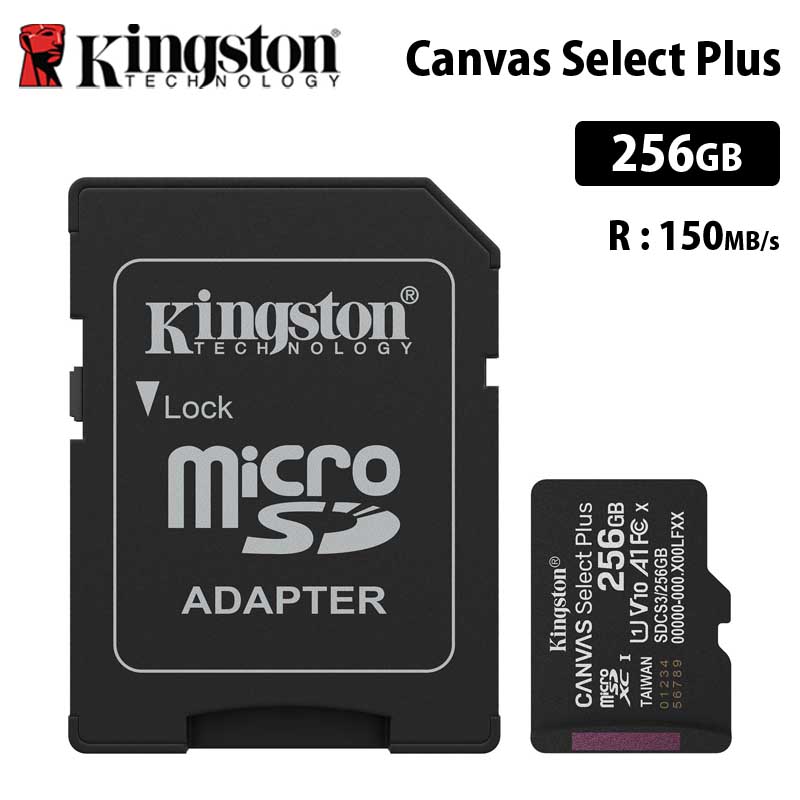 楽天市場】キングストン Canvas Go! Plus 64GB microSDカード UHS-I U3