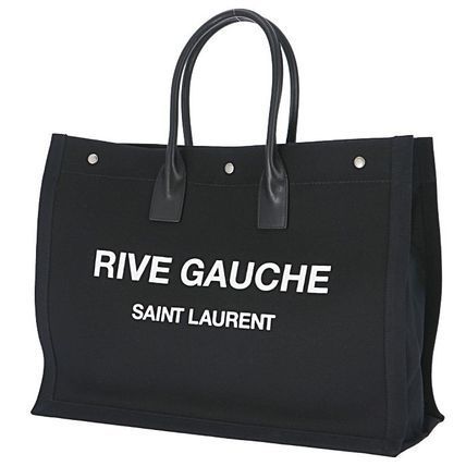 SAINT LAURENT ブラックトートバッグ SAINT LAURENT ブラック トートバッグ