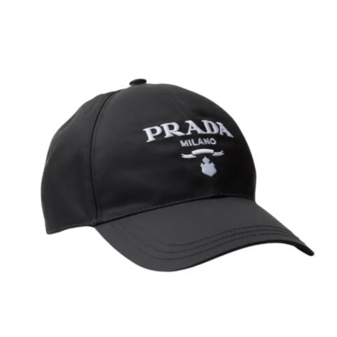 PRADA RE-NYLON BASEBALL CAP 1HC274 2CZQ F0967 NERO プラダ リナイロン ロゴタイプ 野球旗がしら クロ 黒いこと