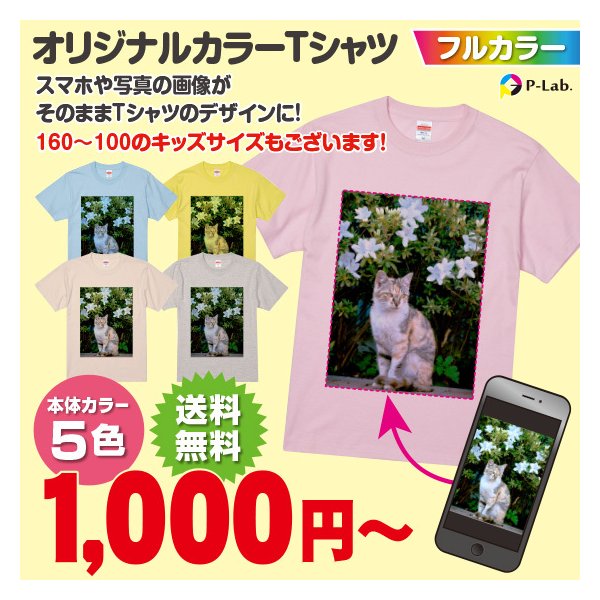 楽天市場】Tシャツ 作成 オリジナル ボックスロゴ 1枚からOK プレゼント 本体色ホワイト 綿100％ 5.6oz : オリジナルプリント ウェアのP-Lab.