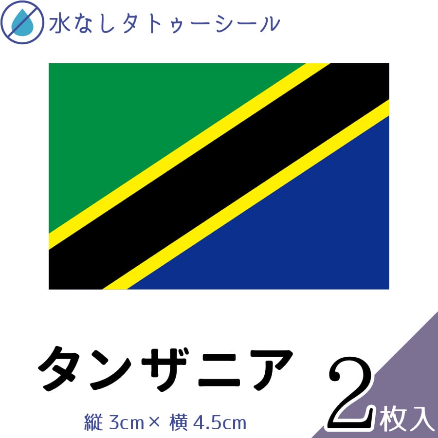 楽天市場 タンザニア 水無しで貼れる タトゥーシール シール 応援 フェイスシール フェイスペイント スポーツ サッカー ラグビー テニス サーフィン 柔道 野球 バレー バスケ 水泳 体操 フェス イベント 観戦 野外 パーティー 祭 顔 国旗シール メール便送料無料 Pt