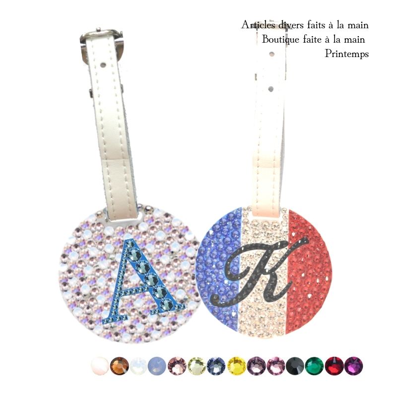 名まえ一皿 60粍 両面 かしら文字 SWAROVSKI ゴルフ 御徒面子 名入れ  リヴァーシブル 持ちはこびうしろ側 旅する ゴルフ御徒面子 ホールインワン 祝する品