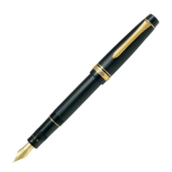 【マラソン中当店ポイント10倍 】 【取り寄せ品】PILOT パイロット ジャスタス95 万年筆 FJ-3MR-SB ストライプブラック|ビッツ&ボブ