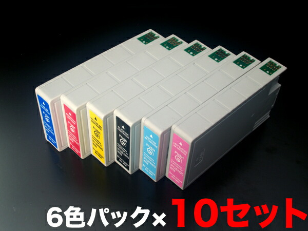 IC6CL35 エプソン用 IC35 互換インクカートリッジ 6色&times;10セット PM-A900 PM-A950 PM-D1000｜ビッツ＆ボブ