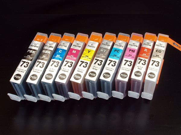 楽天市場】PGI-73 キヤノン用 PGI-73 互換インク 10色セット【メール便