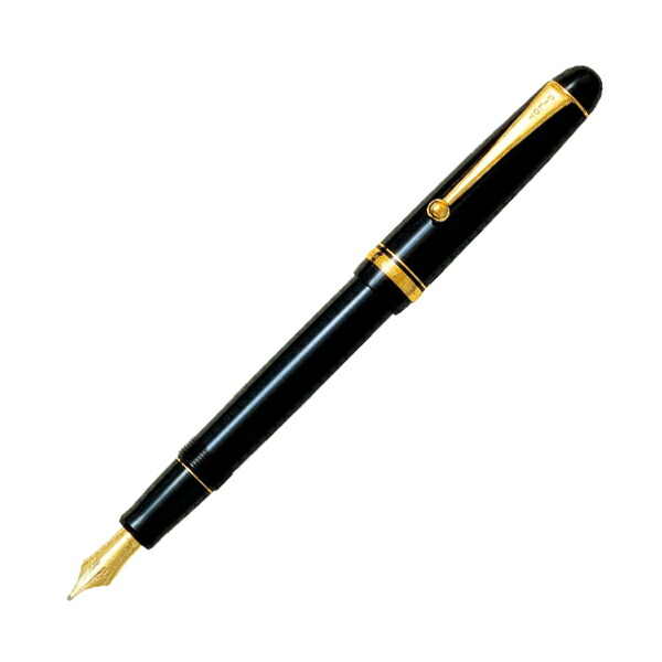 【取り寄せ品】PILOT 飛行士 CUSTOM カスタム 74 筆 FKKN-14SR-BMS 黒いこと・笛竹