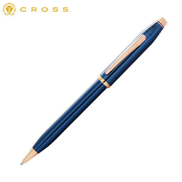 【マラソン中当店ポイント10倍 】 CROSS クロス CENTURY2 ボールペン NAT0082WG-138 トランスルーセントコバルトブルーラッカー