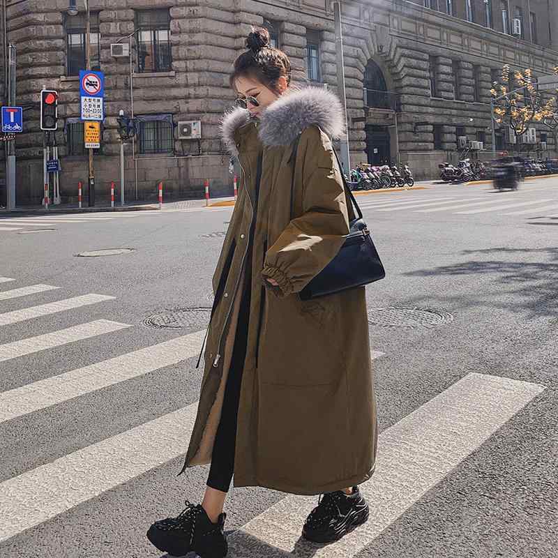 レディース ロング丈 パーカー 打ち倒す厚地の外套 朦々たる フリース裏地 冬用 ビッグ大いさ ゆったり影ぼうし 綿織物原料品 防寒 アウター 生あたたかい 普段使い トップス-パーカー