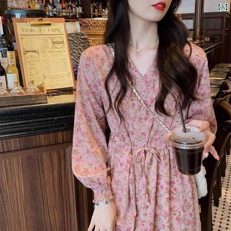 【百貨店SALE】レディース 衣裳 愛くるしげ 春の レディース 2024年の フランス共和国の ハイエンドの 腰までの 長さの 膝丈の 長袖 サクラ色の 花柄 御召しもの