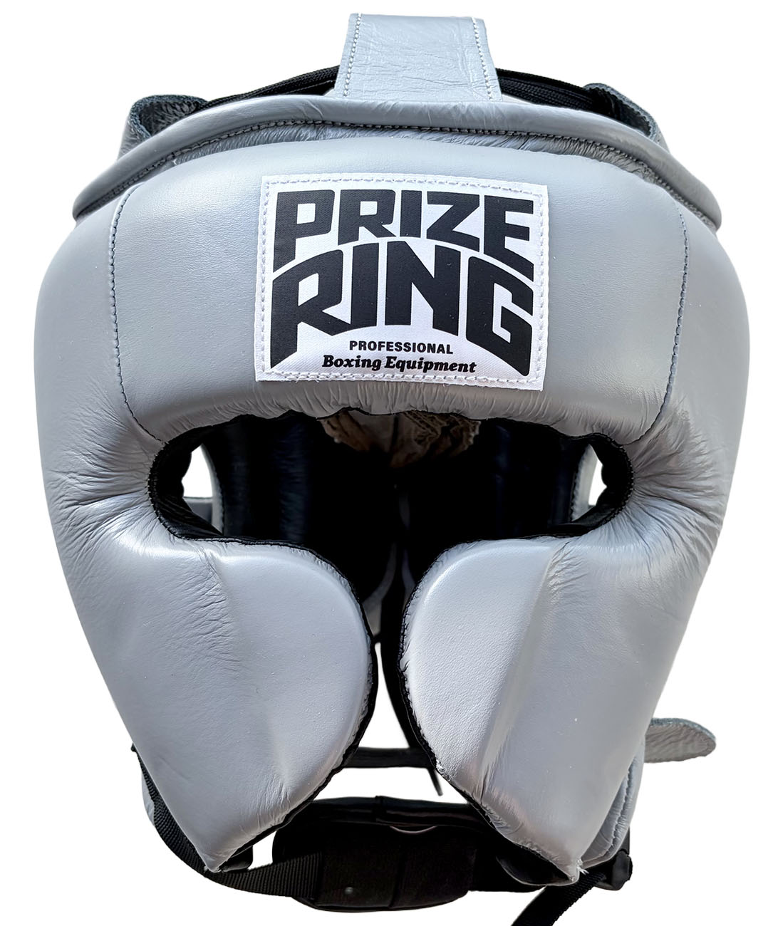 PRIZE RING/プライズリング  \"Professional SS\"" 本革製ボクシング用尖端歯車 薄墨色 M / L"