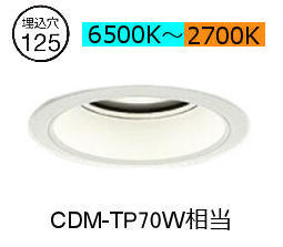 大光電機 調光調色タイプダウンライト LZD9048FWW4 工事必要｜照明専門店　プリズマ