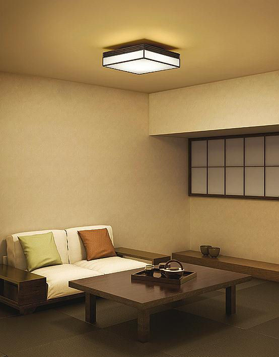 美品　大光電機　和風　シーリングライト 天井照明 和室 蛍光灯　専用リモコン有 Amazon.co.jp : C-J-W 和風LEDシーリングライト 8畳 天然木 リモコン付