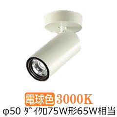 大光電機 直付用スポットライト 屋内用 LZS92538YW 工事必要｜照明専門店　プリズマ