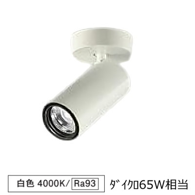 大光電機 シリンダースポット LZS-9117NWW5 800クラス Φ50 ダイクロ65W相当 4000K 高演色 工事必要|照明専門店 プリズマ