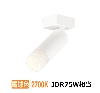 オーデリック 直付用スポットライト 屋内用 OS256744R 工事必要