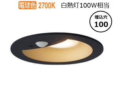 パナソニック センサ付ダウンライト 100形 電球色 LGDC3105LLE1 工事必要|照明専門店 プリズマ