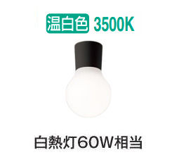 パナソニック 小型シーリング 60形相当 温白色 LGB51569BCE1 工事必要