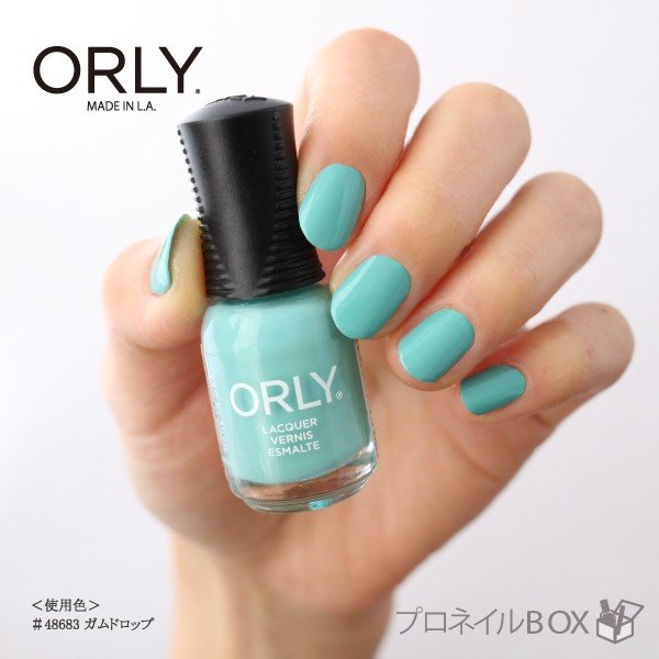 楽天市場 Orly オーリー ネイル ラッカー マニキュア 品番 486 ガムドロップ 5 3ml パステル 緑 グリーン マット カラー Orly Japan 直営店 プロネイルｂｏｘ 楽天市場店