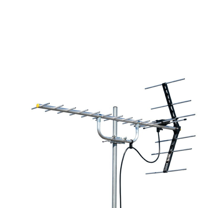 都内で マスプロ電工 地上デジタル放送受信用 家庭用 UHFアンテナ UNICORN 14素子相当 ブラック U2CN BB 