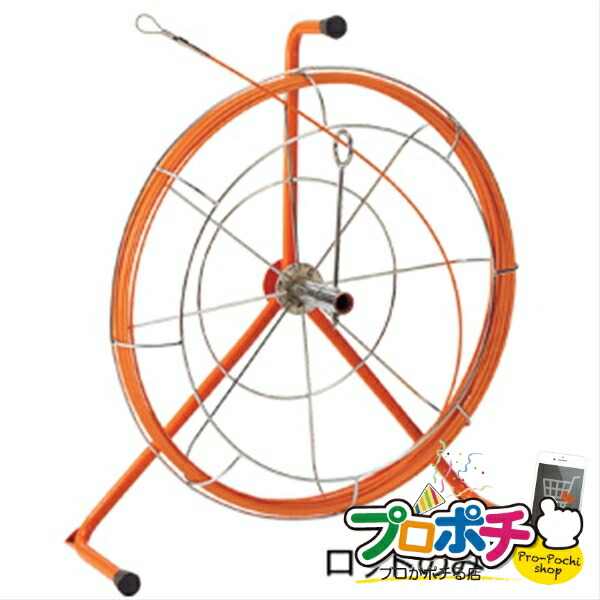 【お買い物マラソン】【ポイント5倍】【法人様・個人事業主様限定】【メーカー直送】ジョイント釣り名人Jr.（リールタイプ） 1本入り ケーブル索引具 ジョイント式ロッド [JF-4015] ジェフコム jefcom｜電材・作業工具のプロポチ