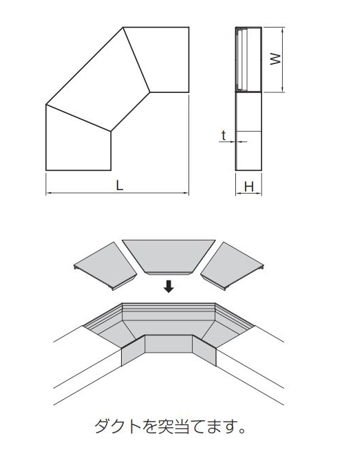 SALE新作 マサル工業 エルダクト付属品 4030型 外大マガリ LDS2432 ホワイト [ms2401] K-material-shop