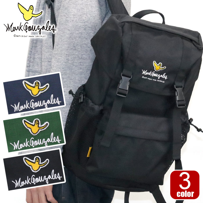 楽天市場 Mark Gonzales マークゴンザレス リュック デイパック リュックサック メンズ レディース 男女兼用 フラップ 通学 通勤 学生 大人 旅行 中学生 高校生 おしゃれ ゴンズ B4 18l Mgr502 バッグ リュック 財布のベレッツァ
