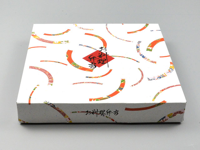 【300枚入/ケース】 テイクアウト 弁当容器 紙BOX セパレート 業務用 業者 80-80 てまり 使い捨て容器 エフピコチューパ 245×245×40mm 85816