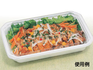 【800点入/ケース】 テイクアウト 食品容器 BF-14 ホワイト本体 業務用 業者 シーピー化成 レンジ可 弁当 惣菜 使い捨て容器 133839