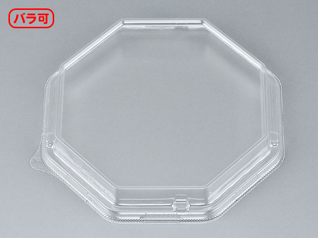 【600点入/ケース】 使い捨て容器 蓋 ちらし寿司容器 業務用 業者 BFハカマ 八角17 嵌合蓋(N) シーピー化成 テイクアウト ちらし寿司 297407