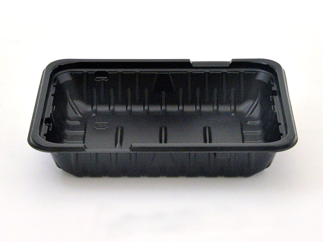 【1200枚入/ケース】使い捨て容器 CTガチ重 IK18-13BK 身 業務用 業者 中央化学 本体のみ テイクアウト ブラック 465919|プロステアウトレット