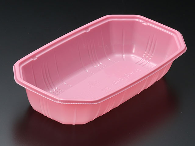 【1000枚入/ケース】 テイクアウト フルーツケース PS BPフルーツ 2L ピンク【weeco】 パックスタイル 使い捨て容器 470090