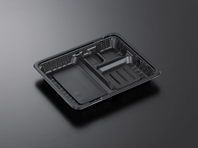 【800枚/ケース】弁当容器 テイクアウト CTｶﾞﾁ弁L IK24-20E2 BK身 業務用 業者 中央化学 本体のみ 使い捨て レンジ可能 479552｜プロステアウトレット